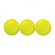 Swarovski Elements Perlen Crystal Pearls 8mm Neon Yellow Pearls 50 Stück