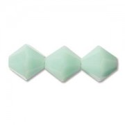 Swarovski Elements Perlen Bicones 5mm Mint Alabaster 50 Stück