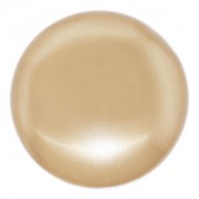 Swarovski Elements Perlen Crystal Coin Pearls 16mm Bright Gold 5 Stück