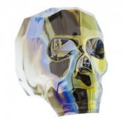 Swarovski Elements Scull Bead 19mm Crystal Iridescent Green beschichtet 1 Stück