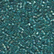 Miyuki Dreieck Beads, Triangle Beads 3mm 1821 aqualined Sky Blue ca13gr