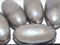 Paper Mache Bead Olive 40x18 mm Med Brown