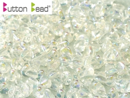 Button Beads 4mm Rainbow Crystal ca 50 Stück