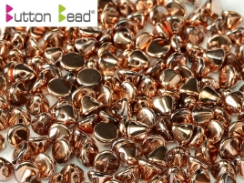 Button Beads 4mm Crystal Full Capri Gold ca 50 Stück