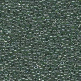Miyuki Rocailles Beads 1,5mm 0217 Forest Green Lined Crystal ca 11gr