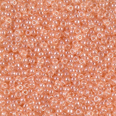 Miyuki Rocailles Beads 2mm 0369 Peach Luster 12gr