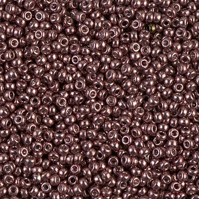 Miyuki Rocailles Beads 2mm 1085 galvanized Rose Gold ca 12gr