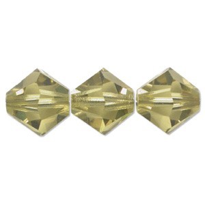 Swarovski Elements Perlen Bicones 6mm Lime 50 Stück