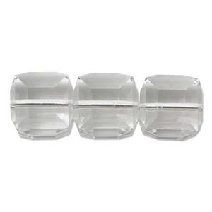Swarovski Elements Perlen Würfel 4mm Crystal 4 Stück