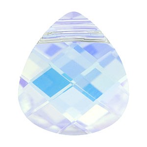 Swarovski Elements Anhaenger Flat Briolette Crystal AB