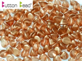 Button Beads 4mm Crystal GT Tangerine ca 50 Stück