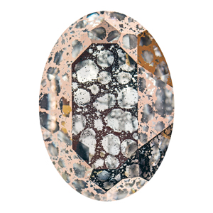 Swarovski Elements Steine Oval 30x22mm Crystal Rose Patina F 1 Stück