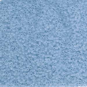 Miyuki Delica Beads 1,6mm DB1269 transparent matt Ocean Blue ca 5gr