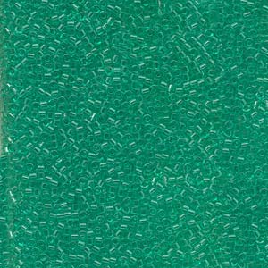 Miyuki Delica Beads 1,6mm DB1304 transparent dyed Mint Green ca 5gr