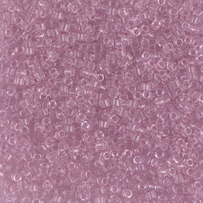 Miyuki Delica Beads 1,6mm DB1402 Transparent Pale Rose ca 5gr