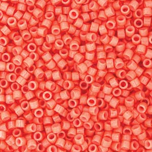 Miyuki Delica Beads 1,6mm Duracoat dyed Opaque Salmon DB2112 ca 7,2 gr