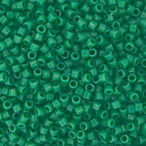 Miyuki Delica Beads 1,6mm Duracoat dyed Opaque Spruce DB2127 ca 7,2 gr