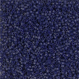 Miyuki Delica Beads 1,6mm Duracoat Opaque Dyed Cobalt DB2144 ca 7,2 gr