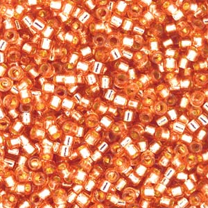 Miyuki Delica Beads 1,6mm Duracoat silverlined Rose Copper DB2151 ca 7,2 gr