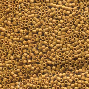 Miyuki Delica Beads 1,6mm DB2286 opaque glaced frosted Pecan ca 5gr
