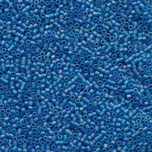 Miyuki Delica Beads 1,3mm DBS0862 matt rainbow light Blue 5gr