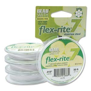 Flexrite 7strängig 0,45mm Weiß 9,14m