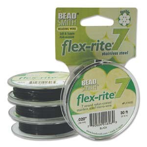 Flexrite 7strängig 0,5mm Schwarz 9,14m