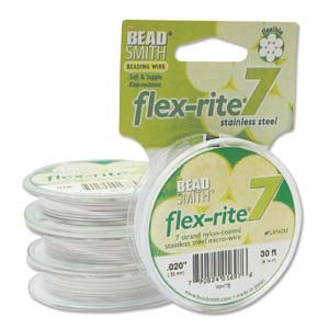Flexrite 7strängig 0,5mm Weiß 9,14m