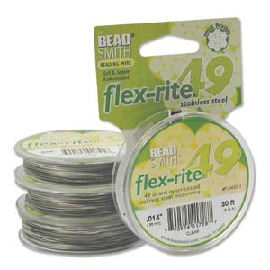 Flexrite 49strängig 0,35mm Silberfarben 9,14m