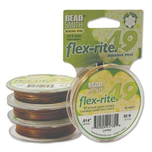 Flexrite 49strängig 0,35mm Copper 9,14m