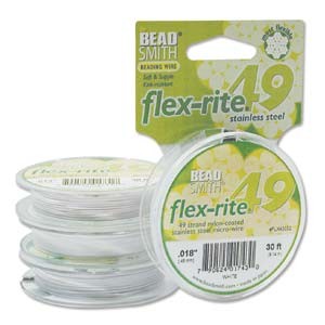 Flexrite 49strängig 0,45mm Weiß 9,14m