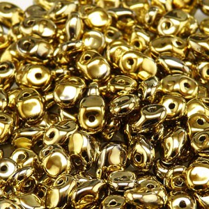 Glasperlen Superuno Beads 2,5x5mm UN0500030-26440-02 Full Amber ca 22gr