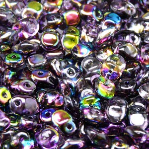 Glasperlen Superuno Beads 2,5x5mm UN0500030-95500-13 Crystal Magic Violet Grey ca 22gr