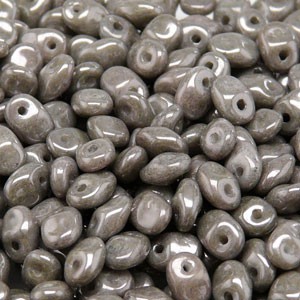 Glasperlen Superuno Beads 2,5x5mm UN0503000-14449-16 Luster Chalk Jet ca 22gr