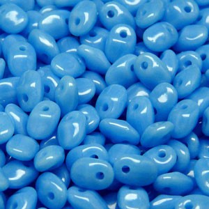 Glasperlen Superuno Beads 2,5x5mm UN0563030-42 Turquoise Blue ca 22gr