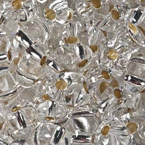 Twin Beads TWN78102 2,5x5mm Crystal Silverlined ca23gr.