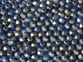 Glasschliffperlen 4mm Crystal GT Celestian Blue ca 100 Stück