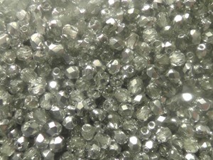Glasschliffperlen 4mm Crystal CAL 100 Stück