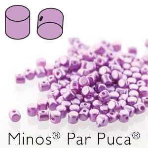 Minos par Puca ® 2,5x3mm 02010-25012 Pastel Lila ca 10 gr Sapphire ca 10 gr