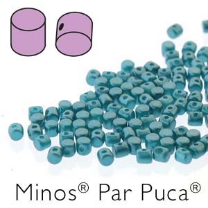 Minos par Puca ® 2,5x3mm 02010-25043 Pastel Emerald ca 10 gr