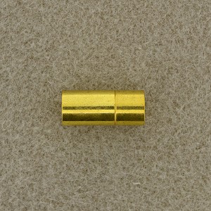 Magnetverschluß Steckverschluß 8mm zum Einkleben goldfarben