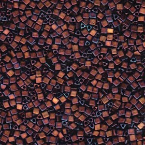 Miyuki Beads Sharp Triangle Beads 2,5mm 2005 metallic matt Dark Raspberry 13 Gr.