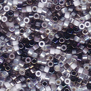 Miyuki Delica Beads 1,6mm Mix12 Apparition 7,2 Gr.