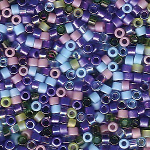 Miyuki Delica Beads 1,6mm Mix14 Gemtones 7,2 Gr.
