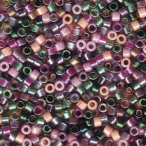 Miyuki Delica Beads 1,6mm Mix21 Lavender Garden 7,2 Gr.