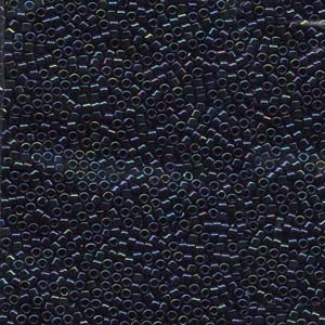Miyuki Delica Beads 1,6mm DB0002 metallic rainbow Midnight Blue 5gr