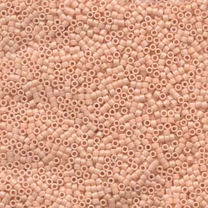 Miyuki Delica Beads 1,6mm DB0206 opaque luster Light Peachy Coral 5gr