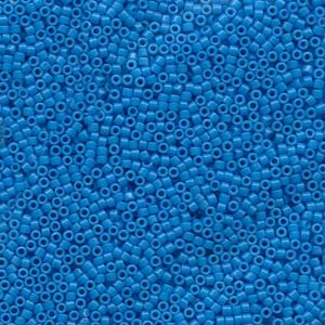 Miyuki Delica Beads 1,6mm DB0659 dyed opaque Capri Blue 5gr