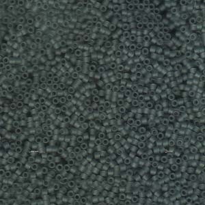 Miyuki Delica Beads 1,6mm DB0749 transparent matt Grey 5gr