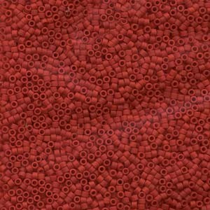 Miyuki Delica Beads 1,6mm DB0753 opaque matte Dark Red 5gr